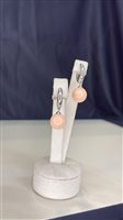 Orecchini Domar Donna in Argento Pasta di corallo ORAR-409-280